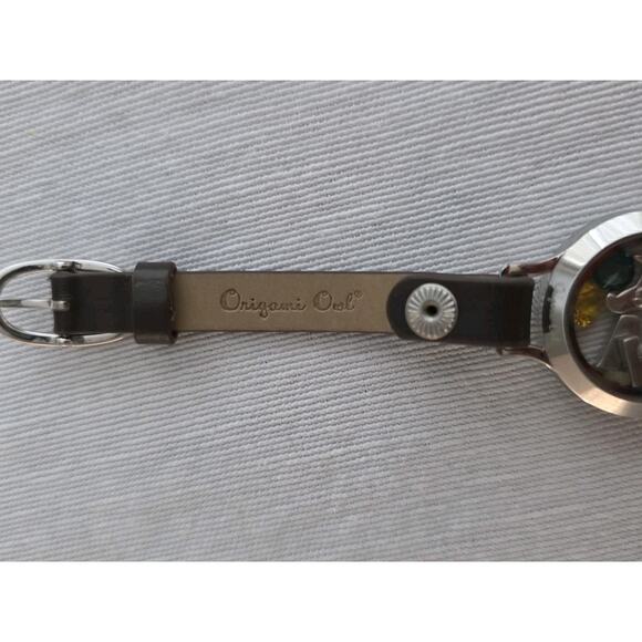 Origami Owl Wrap Bracelet Crystal Charms Adjustable Brown Margarita - Picture 9 of 10